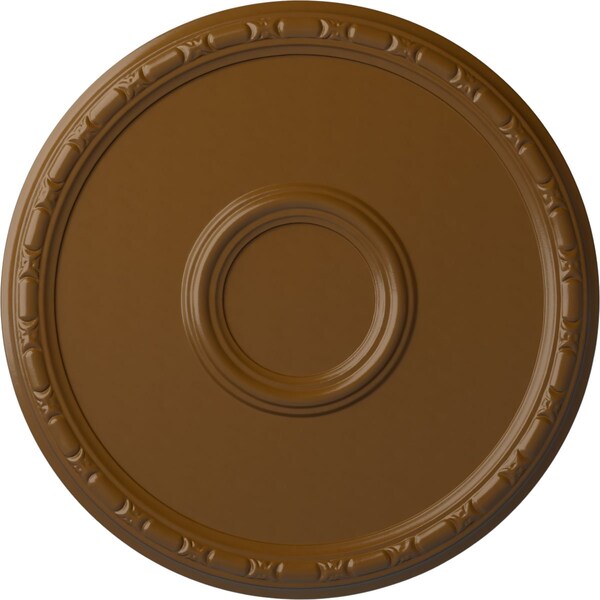 Ekena Millwork Odessa Bead & Barrel Ceiling Medallion (Fits Canopies up to 5"), 19 3/4"OD x 1 3/8"P, Smokey Topaz CM20ODSTF - main